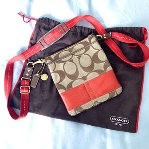 Coach messenger crossbody bag